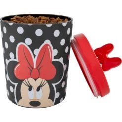 Disney Minnie Mouse Peek-A-Boo Melamine Dog & Cat Treat Jar -Blue Buffalos Shop 315289 PT4. AC SS1800 V1646327231