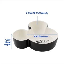 Disney Mickey Mouse Ceramic Dog & Cat Bowl 9 Disney Mickey Mouse Ceramic Dog & Cat Bowl -Blue Buffalos Shop 315360 PT1. AC SS1800 V1692728191