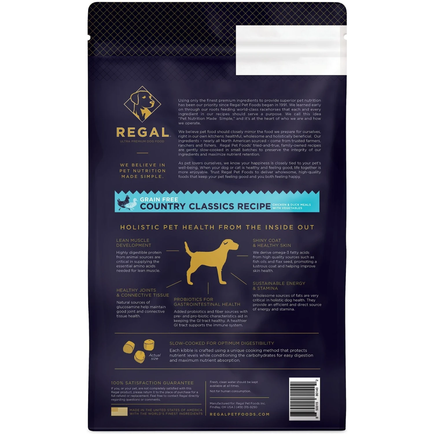 Regal Pet Foods Country Classics Recipe Grain-Free Chicken & Duck Meals Dry Dog Food 4 Regal Pet Foods Country Classics Recipe Grain-Free Chicken & Duck Meals Dry Dog Food - Image 2