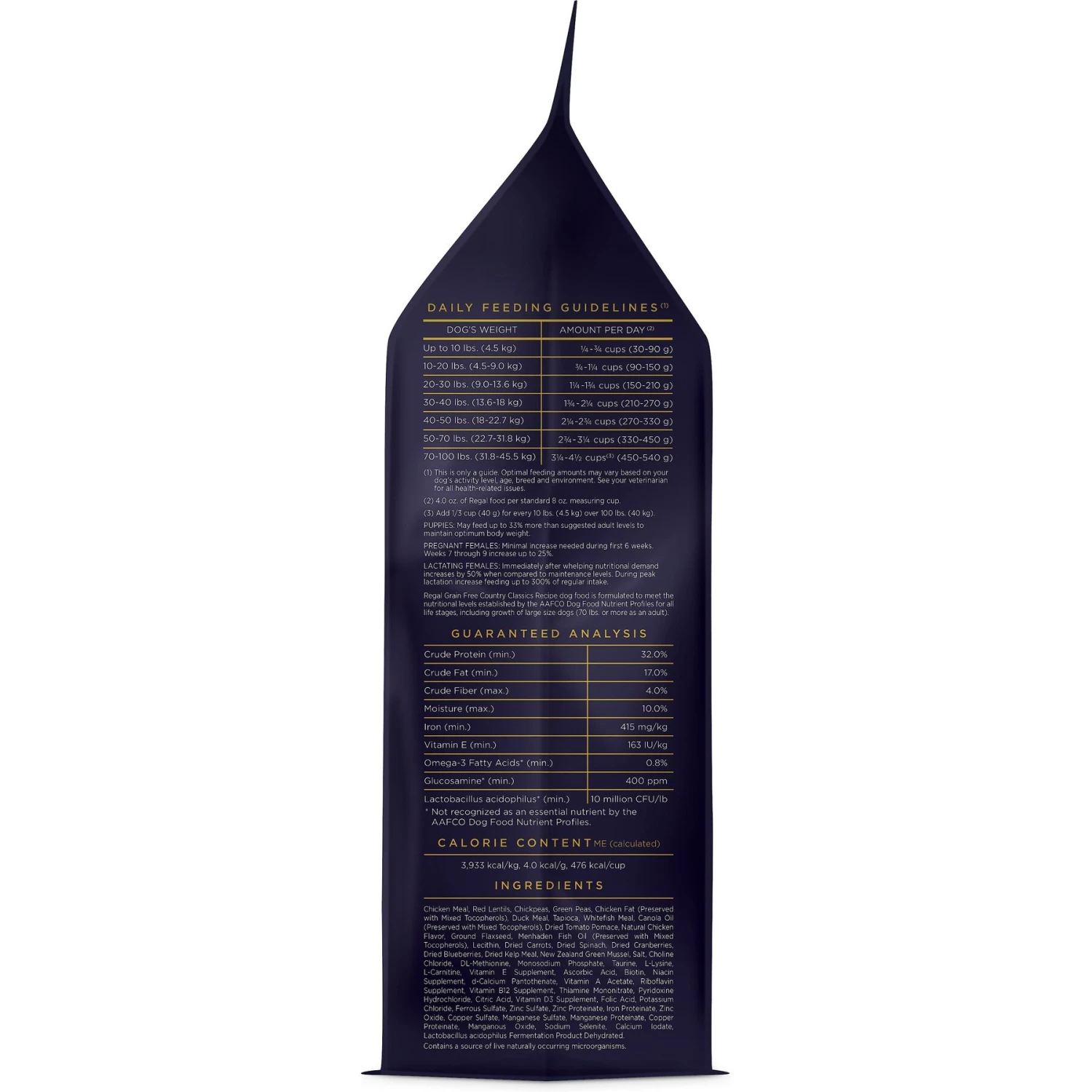 Regal Pet Foods Country Classics Recipe Grain-Free Chicken & Duck Meals Dry Dog Food 5 Regal Pet Foods Country Classics Recipe Grain-Free Chicken & Duck Meals Dry Dog Food - Image 3