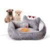 K&H Pet Products Mother’s Heartbeat Heated Bolster Puppy Bed -Blue Buffalos Shop 316709 MAIN. AC SS1800 V1627424078