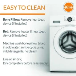 K&H Pet Products Mother’s Heartbeat Heated Bolster Puppy Bed 18 K&H Pet Products Mother’s Heartbeat Heated Bolster Puppy Bed -Blue Buffalos Shop 316709 PT7. AC SS1800 V1637626286