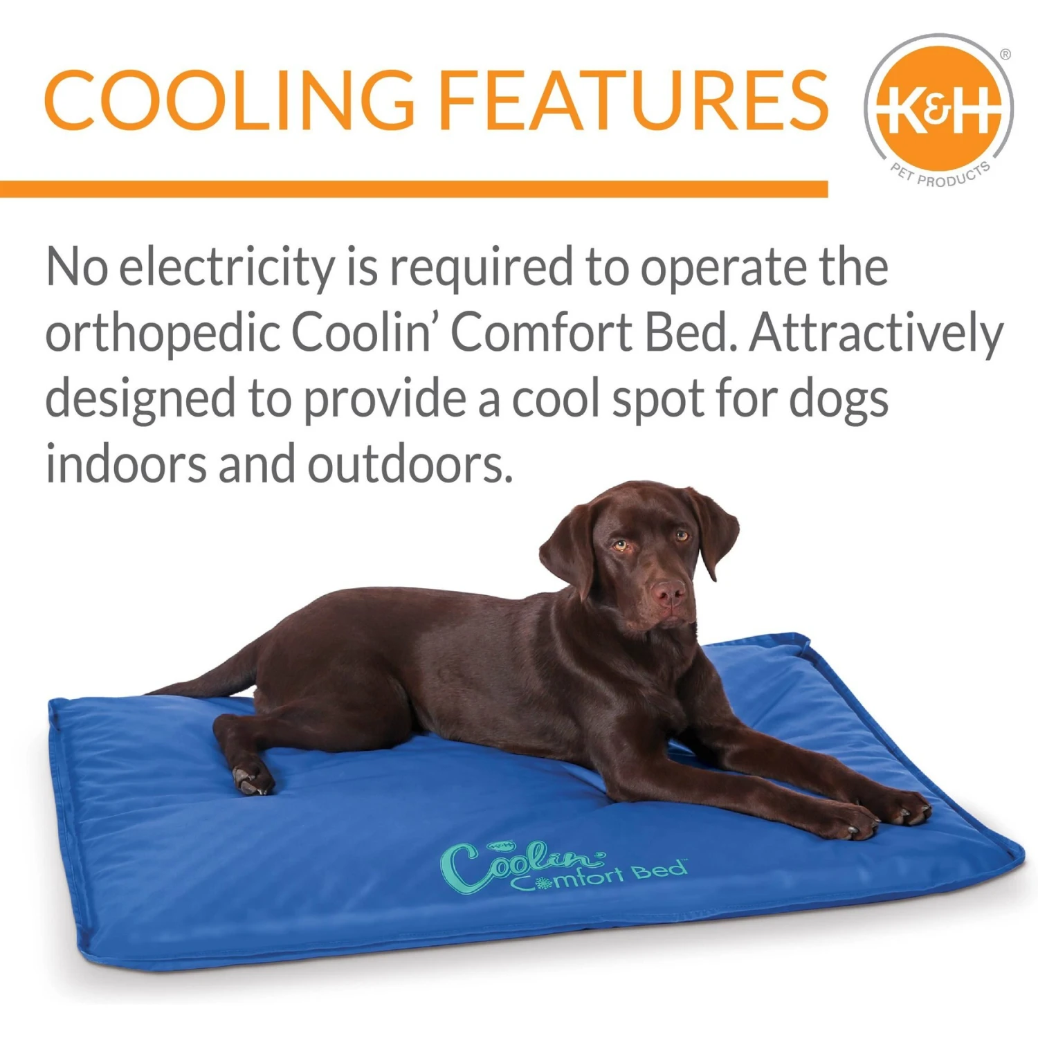 K&H Pet Products Coolin' Comfort Orthopedic Dog Bed 7 K&H Pet Products Coolin' Comfort Orthopedic Dog Bed - Image 5