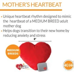 K&H Pet Products Mother's Heartbeat Puppy Heart Pillow -Blue Buffalos Shop 316725 PT1. AC SS1800 V1637626690