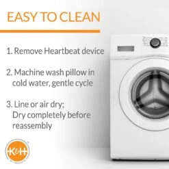 K&H Pet Products Mother's Heartbeat Puppy Heart Pillow -Blue Buffalos Shop 316725 PT5. AC SS1800 V1637626034