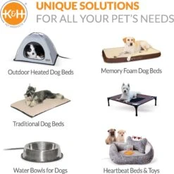 K&H Pet Products Mother's Heartbeat Puppy Heart Pillow -Blue Buffalos Shop 316725 PT8. AC SS1800 V1637626676