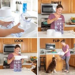 PetFusion H2O Gravity Dog & Cat Waterer -Blue Buffalos Shop 316743 PT3. AC SS1800 V1632180388