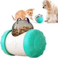 Hanamya Interactive Balanced Rotating Dispensing Dog & Cat Toy