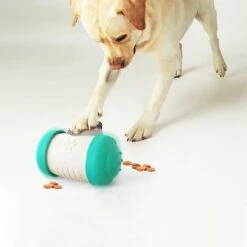Hanamya Interactive Balanced Rotating Dispensing Dog & Cat Toy -Blue Buffalos Shop 318119 PT7. AC SS1800 V1636675620