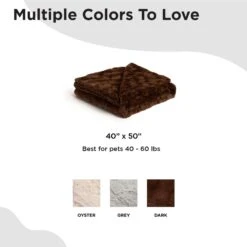 Best Friends By Sheri Calming Lux Fur Cat & Dog Blanket -Blue Buffalos Shop 321963 PT4. AC SS1800 V1697754078