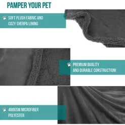 PetAmi Puppy Dog Blanket -Blue Buffalos Shop 326540 PT6. AC SS1800 V1631829986