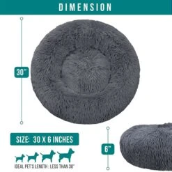 PetAmi Donut Cat & Dog Bed 11 PetAmi Donut Cat & Dog Bed -Blue Buffalos Shop 326593 PT3. AC SS1800 V1631832373