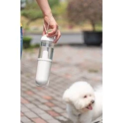 Pet Life PYURE Handheld Travel Filtered Water Dog & Cat Feeder -Blue Buffalos Shop 328514 PT3. AC SS1800 V1631312483