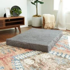 Happy Hounds Otis Orthopedic Pillow Dog Bed With Removable Cover, Gray -Blue Buffalos Shop 328585 PT4. AC SS1800 V1631152950