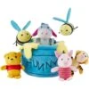 Disney Winnie The Pooh & Friends Hunny Pot Hide & Seek Puzzle Plush Squeaky Dog Toy -Blue Buffalos Shop 328775 MAIN. AC SS1800 V1659023723