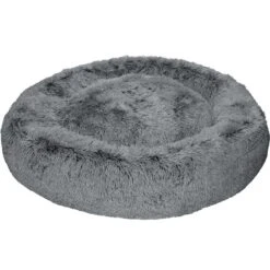 FurHaven Calming Cuddler Long Fur Donut Bolster Dog Bed -Blue Buffalos Shop 330967 PT2. AC SS1800 V1635454591
