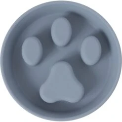 Frisco Silicone Stainless Paw Steel Slow Feeder Dog & Cat Bowl -Blue Buffalos Shop 331528 PT4. AC SS1800 V1657656874