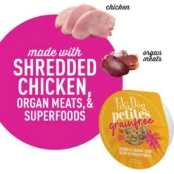 Tiki Dog Aloha Petites Chicken & Chicken Liver Recipe In Chicken Broth Wet Dog Food, 3-oz Cup, Case Of 4 -Blue Buffalos Shop 333554 PT3. AC SS1800 V1633388495