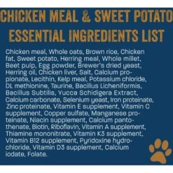 Team Dog Chicken Meal & Sweet Potato 26/20 Essential Blend Premium Dry Dog Food, 33-lb Bag -Blue Buffalos Shop 342070 PT7. AC SS1800 V1685116598