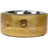 GF Pet Mango Wood Cat & Dog Bowl