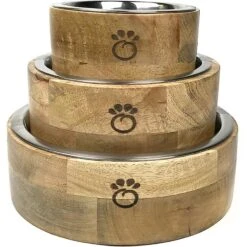 GF Pet Mango Wood Cat & Dog Bowl -Blue Buffalos Shop 342093 PT1. AC SS1800 V1635296847