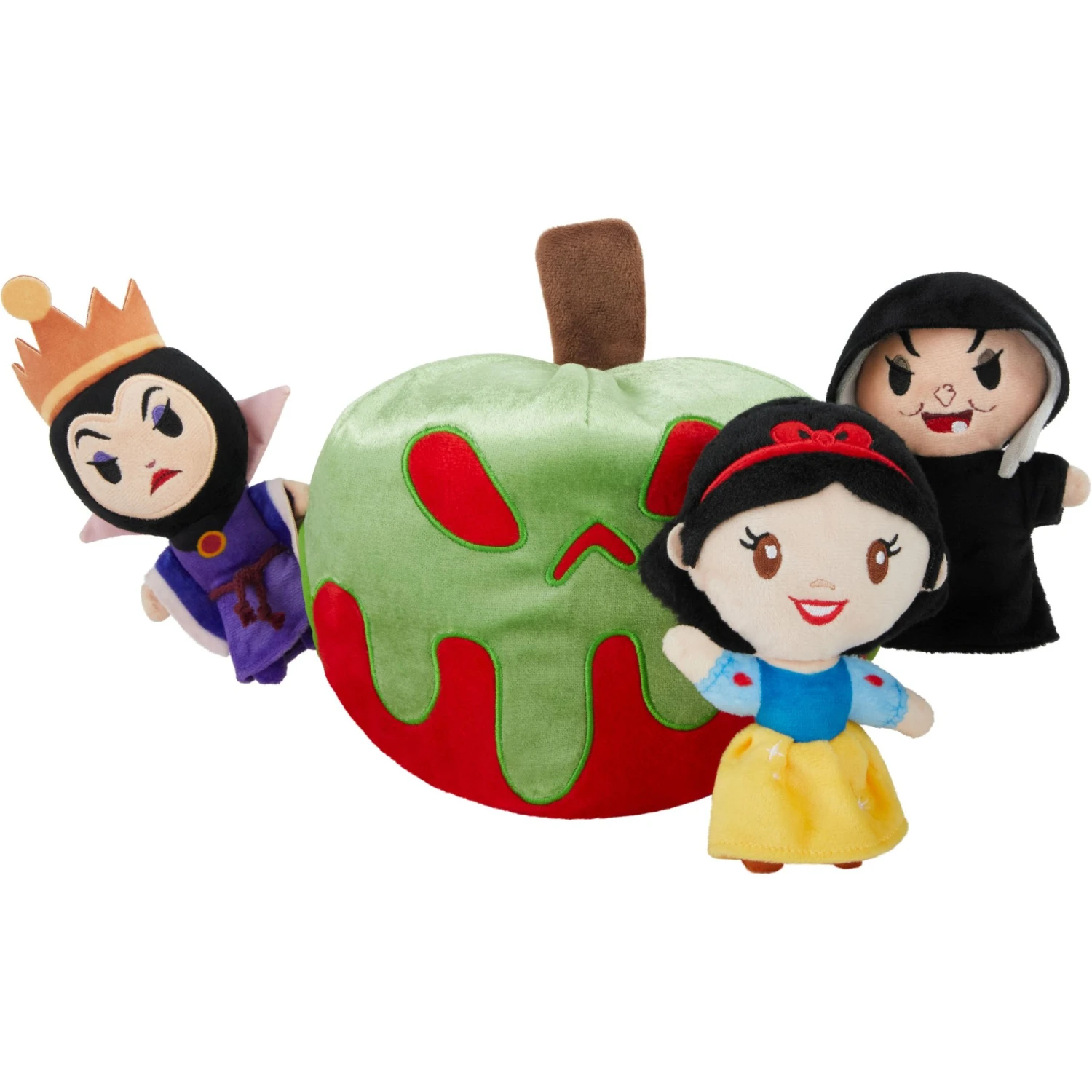 Disney Villains Snow White & The Evil Queen Hide & Seek Puzzle Plush Squeaky Dog Toy 3 Disney Villains Snow White & The Evil Queen Hide & Seek Puzzle Plush Squeaky Dog Toy