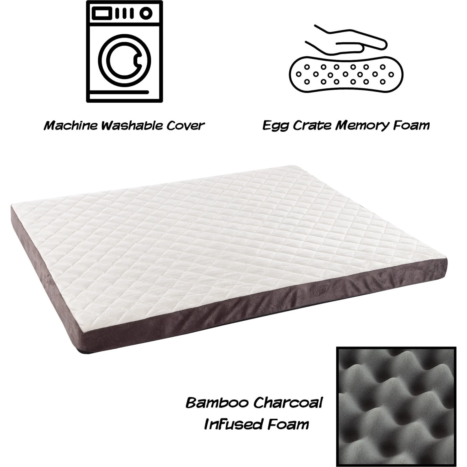 Pet Adobe Odor Resistant Orthopedic Covered Dog Bed 5 Pet Adobe Odor Resistant Orthopedic Covered Dog Bed - Image 3