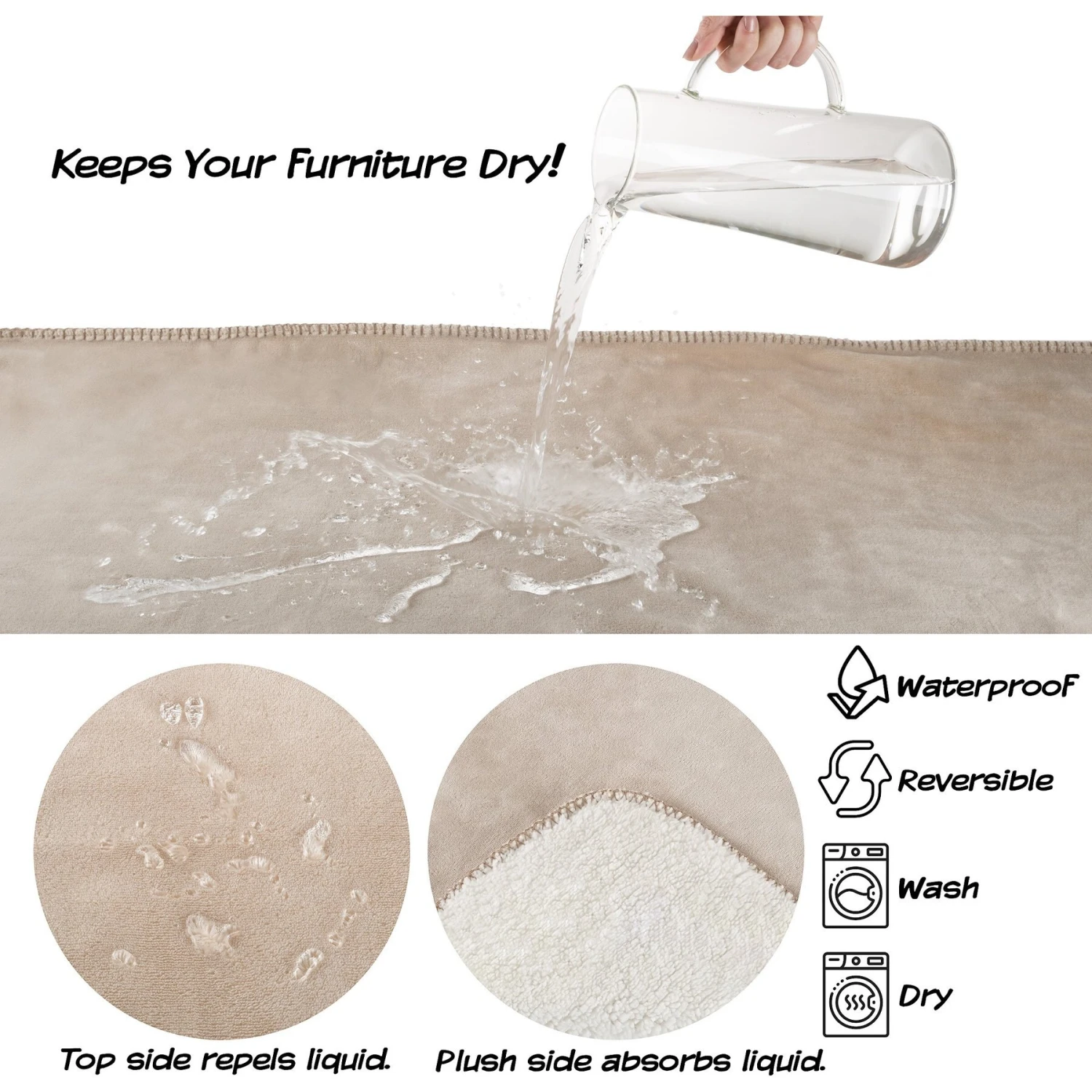 Pet Adobe Waterproof Pet Throw Blanket 5 Pet Adobe Waterproof Pet Throw Blanket - Image 3