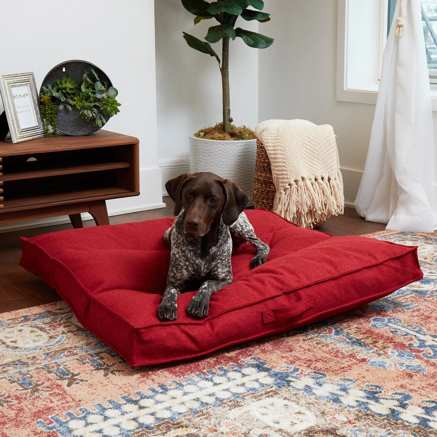 Happy Hounds Milo Square Tufted Pillow Dog Bed 5 Happy Hounds Milo Square Tufted Pillow Dog Bed - Image 3
