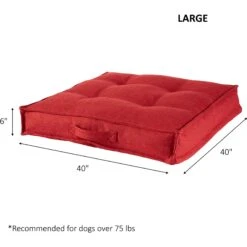 Happy Hounds Milo Square Tufted Pillow Dog Bed 18 Happy Hounds Milo Square Tufted Pillow Dog Bed -Blue Buffalos Shop 352561 PT7. AC SS1800 V1688752148