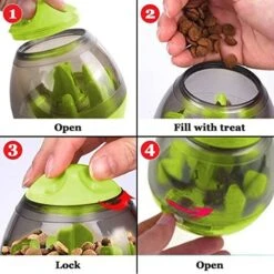 SunGrow Boredom & Separation Anxiety Relief Stimulation Treat Dispensing Cat & Dog Toy -Blue Buffalos Shop 352929 PT4. AC SS1800 V1639435032