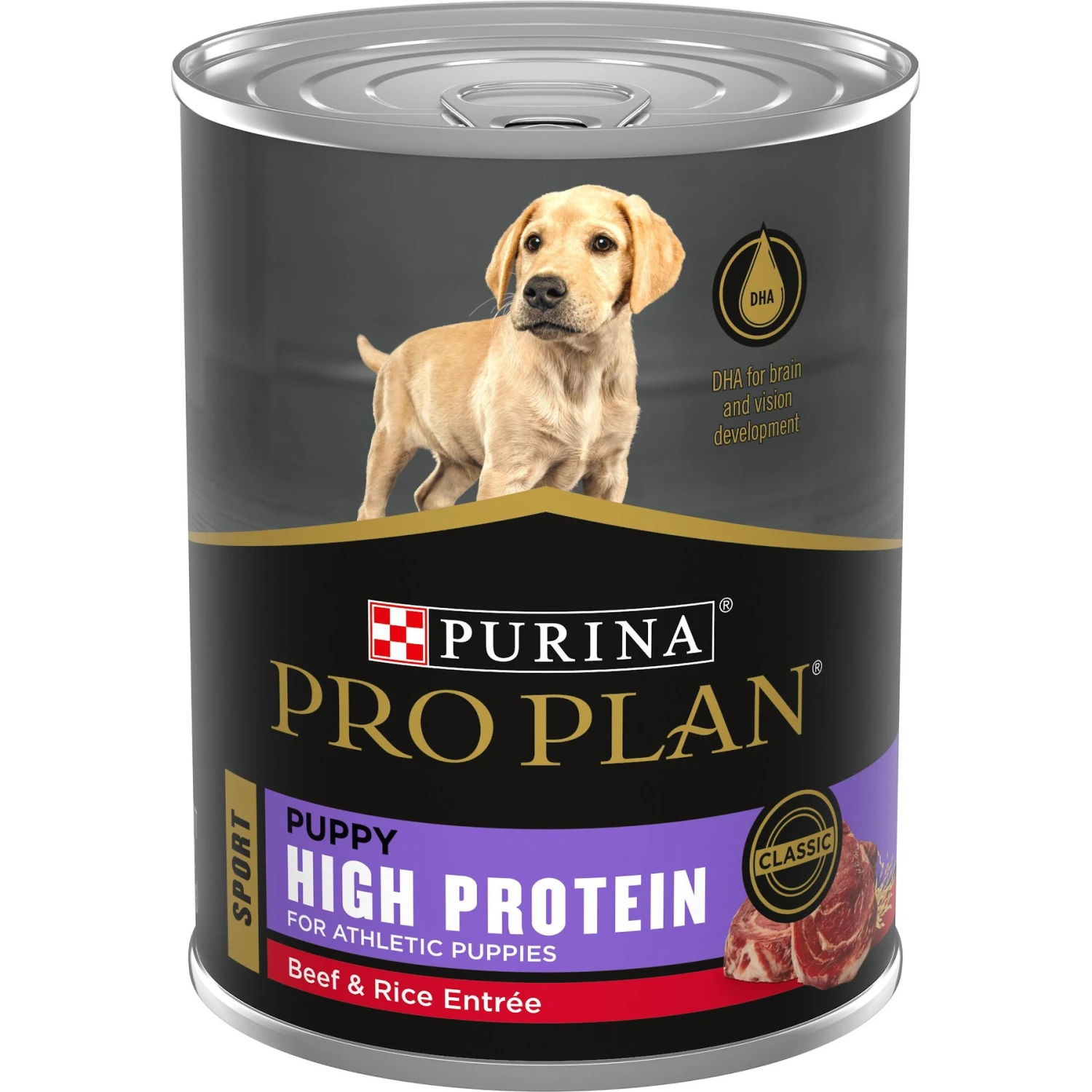 Purina Pro Plan Sport Development Puppy High Protein Beef & Rice Wet Dog Food, 13-oz Can, Case Of 12 3 Purina Pro Plan Sport Development Puppy High Protein Beef & Rice Wet Dog Food, 13-oz Can, Case Of 12
