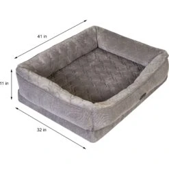 Beautyrest Ultra Plush Quilted Dog & Cat Bed -Blue Buffalos Shop 353112 PT3. AC SS1800 V1698866515