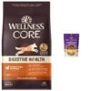 Wellness CORE Digestive Health Wholesome Grains Chicken & Brown Rice Recipe Dry Dog Food & Wellness CORE Bowl Boosters Digestive Health Dry Dog Food Topper, 4-oz Bag -Blue Buffalos Shop 353436 MAIN. AC SS1800 V1703195469