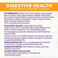 Wellness CORE Digestive Health Wholesome Grains Chicken & Brown Rice Recipe Dry Dog Food & Wellness CORE Bowl Boosters Digestive Health Dry Dog Food Topper, 4-oz Bag 13 Wellness CORE Digestive Health Wholesome Grains Chicken & Brown Rice Recipe Dry Dog Food & Wellness CORE Bowl Boosters Digestive Health Dry Dog Food Topper, 4-oz Bag -Blue Buffalos Shop 353436 PT2. AC SS1800 V1703195468