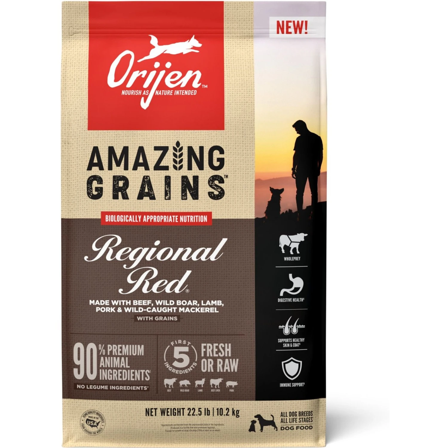 ORIJEN Amazing Grains Regional Red Dry Dog Food 3 ORIJEN Amazing Grains Regional Red Dry Dog Food