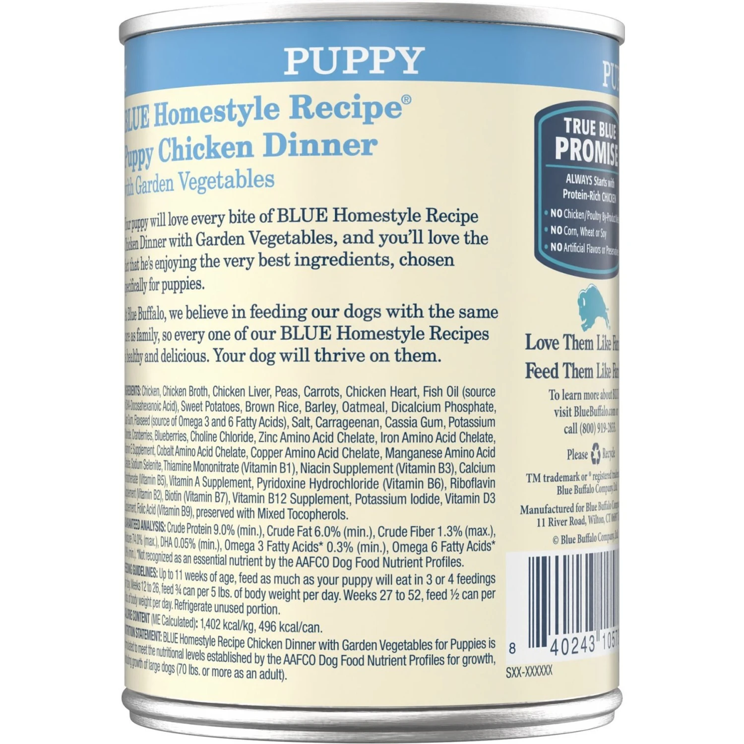Blue Buffalo Homestyle Recipe Puppy Chicken Dinner With Garden Vegetables Canned Dog Food & Blue Buffalo Life Protection Formula Puppy Chicken & Brown Rice Recipe Dry Dog Food 10 Blue Buffalo Homestyle Recipe Puppy Chicken Dinner With Garden Vegetables Canned Dog Food & Blue Buffalo Life Protection Formula Puppy Chicken & Brown Rice Recipe Dry Dog Food - Image 8