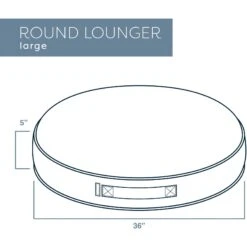 Bark And Slumber Round Lounger Pillow Dog Bed With Removable Cover 15 Bark And Slumber Round Lounger Pillow Dog Bed With Removable Cover -Blue Buffalos Shop 361252 PT4. AC SS1800 V1665438836