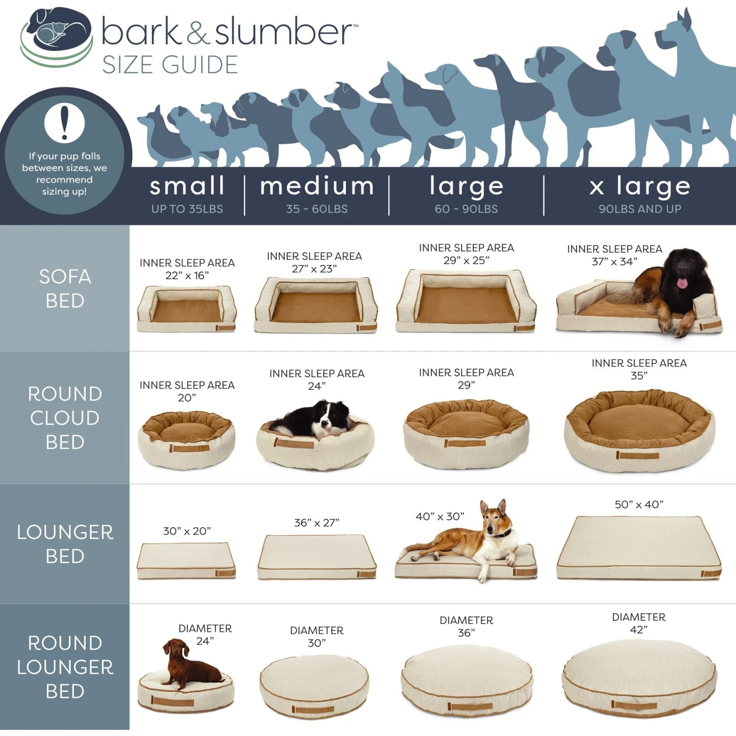 Bark And Slumber Round Lounger Pillow Dog Bed With Removable Cover 11 Bark And Slumber Round Lounger Pillow Dog Bed With Removable Cover - Image 9