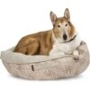 Bark And Slumber Round Cloud Bolster Dog Bed With Removable Cover -Blue Buffalos Shop 361271 MAIN. AC SS1800 V1645485683