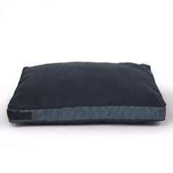 Bark And Slumber Rectangular Lounger Pillow Dog Bed With Removable Cover -Blue Buffalos Shop 361297 PT5. AC SS1800 V1646872673