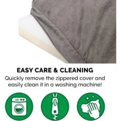 FurHaven Berber & Suede Blanket Top Memory Foam Cat & Dog Bed -Blue Buffalos Shop 362081 PT7. AC SS1800 V1645661801