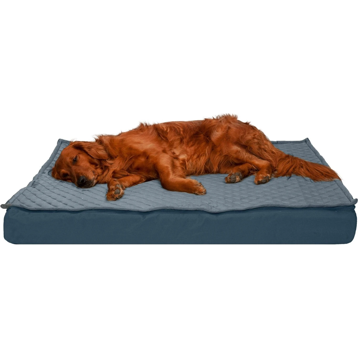 FurHaven Quilt Top Orthopedic Convertible Indoor/Outdoor Cat & Dog Bed 4 FurHaven Quilt Top Orthopedic Convertible Indoor/Outdoor Cat & Dog Bed - Image 2