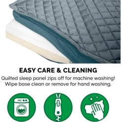 FurHaven Quilt Top Memory Foam Convertible Indoor/Outdoor Cat & Dog Bed -Blue Buffalos Shop 362129 PT5. AC SS1800 V1645661792