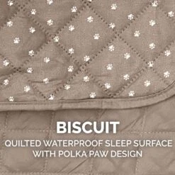 FurHaven Polyester Polka Paw Print Reversible Furniture Protector -Blue Buffalos Shop 363157 PT7. AC SS1800 V1657657263