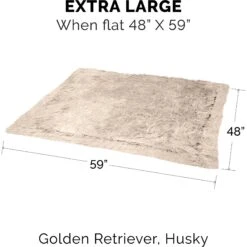 FurHaven Polyester Long Fur & Velvet Dog Blanket -Blue Buffalos Shop 363174 PT4. AC SS1800 V1657657265