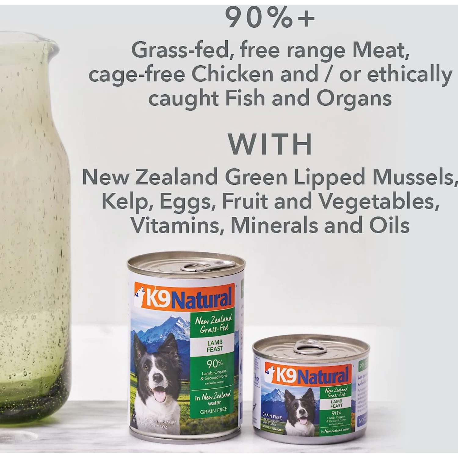 K9 Natural Lamb & King Salmon Grain-Free Canned Dog Food 4 K9 Natural Lamb & King Salmon Grain-Free Canned Dog Food - Image 2