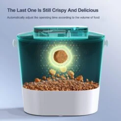 Pawshelf Vacuum Dog & Cat Food Storage Container, White, Medium -Blue Buffalos Shop 364533 PT3. AC SS1800 V1646695627