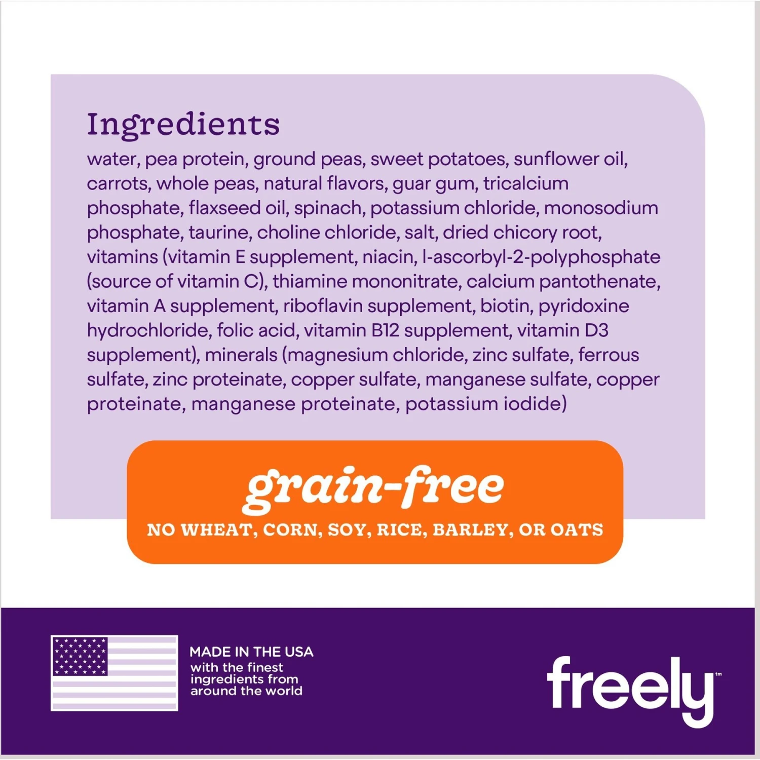 Freely Vegetarian Recipe Limited Ingredient Grain-Free Wet Dog Food 6 Freely Vegetarian Recipe Limited Ingredient Grain-Free Wet Dog Food - Image 4