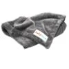 BarksBar Original Dog & Cat Throw Blanket, Gray, Large
